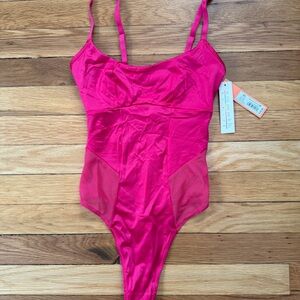 Pink Lingerie Bodysuit
